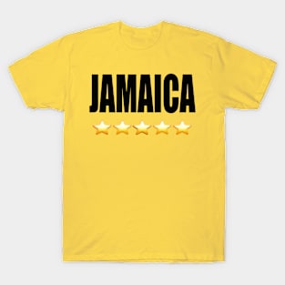 Jamaican five star rating Reggae Rasta Jamaica T-Shirt